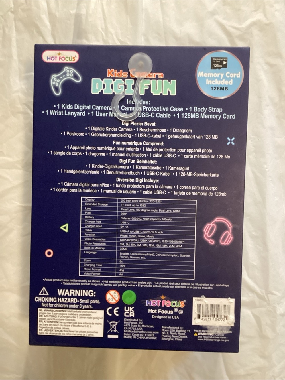 Digi Fun Kids Camera — Blue - Picture 6 of 7